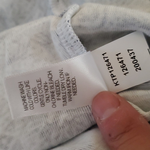 J. Jill Pima Cotton Shirred Back Tee SZ MD - Picture 7 of 7